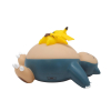 TF POKEMON LIGHT-UP FIGURE - SNORLAX & PIKACHU 25 CM
