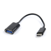 Kabel GEMBIRD A-OTG-CMAF2-01 (USB typu C M - USB 2.0 F; 0,20m; kolor czarny)