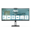 AOC V5 CU34V5CW/BK LED display 86,4 cm (34") 3440 x 1440 px Wide Quad HD Czarny