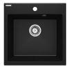 DEANTE EVORA ZLEWOZMYWAK GRANITOWY 1-KOMOROWY CZARNY, ZQJ N103