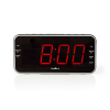 Radiobudzik Nedis CLAR004BK LED AUX projekcja 2x budzik FM Czarny