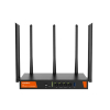 Tenda W30E AX3000 router bezprzewodowy Gigabit Ethernet Dual-band (2.4 GHz/5 GHz) Czarny