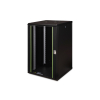 Digitus Szafa sieciowa wisząca Unique 19" 20U rack 600x600, drzwi szyba, czarny, niedzielona, złożona, 100kg