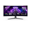 AOC AGON PRO AG346UCD monitor komputerowy 86,4 cm (34") 3440 x 1440 px Wide Quad HD QD-OLED Czarny, Szary