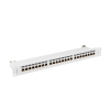 LANBERG PATCH PANEL 24 PORT 1U 19" KAT.7 FTP SZARY PPS7-1024-S
