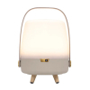 Kooduu Lite-up PLAY Mini Głośnik mono przenośny Piaskowy, Biały, Drewno 8 W