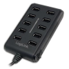 HUB USB Logilink UA0125 10-portowy USB2.0 z zasilaczem 3,5A