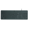 Klawiatura HP 150 Wired Keyboard przewodowa czarna 664R5AA