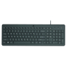 Klawiatura HP 150 Wired Keyboard przewodowa czarna 664R5AA