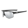 Uvex 5330812216 okulary sportowe Unisex Półobwódkowe Czarny Wymienne soczewki