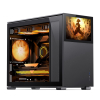 Obudowa Jonsbo D31 Screen Micro-ATX, Szkło Hartowane - czarna