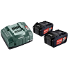Akumulator METABO 18V 5,2Ah x2 + ładowarka