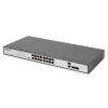 Switch Fast Ethernet PoE z 16 portami PoE + 2 Combo, 250W budżetu PoE