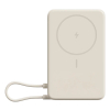 Xiaomi BHR08PBGL bank mocy Litowo-jonowa (Li-Ion) 5900 mAh Bezprzewodowe ładowanie Beżowy