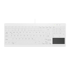 Aktywny AK-C7412F-GUS-W/GE Klawiatura USB QWERTZ Niemiecki Biały (AK-C7412F-GUS-W/GE)