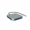 DICOTA D32057 huby i koncentratory USB Type-C 10000 Mbit/s Srebrny