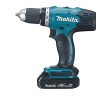 Makita DDF453SYE wiertło Zamek centralny 1,8 kg Czarny, Niebieski