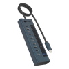Hub 10-in-1 Hub IcyBox USB 3.2 mit 10 AnschlĂĽssen
