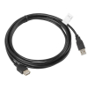 Kabel Lanberg  CA-USBE-10CC-0030-BK (USB 2.0 Męski - USB 2.0 Żeński; 3m; czarny)