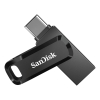 Pendrive SanDisk Ultra Dual GO SDDDC3-128G-G46 (128GB; USB 3.0, USB-C; kolor czarny)