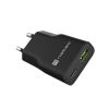 NATEC ŁADOWARKA SIECIOWA RIBERA GAN SLIM 1X USB-A + 1X USB-C 20W CZARNA