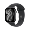 Zegarek Apple Watch Series 11 (2025) GPS 46mm Jet Black Aluminiowa koperta ze sportowym paskiem M/L -