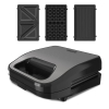 Opiekacz Black+Decker z 3 wymiennymi płytami BXSA754E 750W
