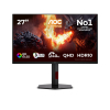 AOC G4 Q27G4ZDR monitor komputerowy 67,3 cm (26.5") 2560 x 1440 px Quad HD QD-OLED Czarny, Czerwony
