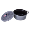STAUB Garnek żeliwny okrągły 40500-246-0 3,8l grafitowy