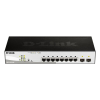 D-Link DGS-1210-08P Zarządzany L2 Gigabit Ethernet (10/100/1000) Obsługa PoE Czarny