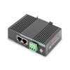 Zasilacz PoE+ przemysłowy. Gigabit, 802.3 af/a