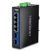 TRENDnet 6-Port Industrial 2.5G DIN-Rail Switch with 10G SFP