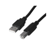 Kabel Lanberg CA-USBA-10CC-0018-BK (USB 2.0 M - USB 2.0 M; 1,8m; kolor czarny)