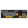 Klawiatura gasket F108 Gray+Orange+Deep Gray Volcano switch RGB AULA