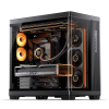 Jonsbo TK-4 Gehäuse, Midi-Tower, ATX, Tempered Glass - schwarz