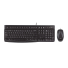 Zestaw klawiatura + mysz Logitech MK120 920-002562 (membranowa; USB 2.0; (US); kolor czarny; optyczna; 1000 DPI)