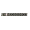 GEMBIRD LISTWA ZASILAJĄCA RACK 19" PDU EG-PDU-014-C14 1U, 10A, 8X SCHUKO, WTYK C14, KABEL 3M