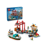 LEGO City 60422 Nadmorski port ze statkiem towarowym