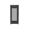 LANBERG SZAFA STOJĄCA RACK 19" 27U 600X600 DRZWI PERFOROWANE LCD CZARNA (FLAT PACK) FF01-6627-23BL