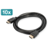 Digitus Kabel połączeniowy HDMI High Speed z Ethernetem, 10-pak