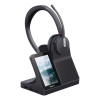 Yealink WH64 Workstation Dual Zestaw słuchawkowy Przewodowy i Bezprzewodowy Opaska na głowę Biuro/centrum telefoniczne USB Type-C Bluetooth Podstawka