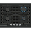 Płyta gazowa BOSCH PRP6A6H40 60 cm | 4 palniki | ruszty żeliwne | zapłon elektryczny | stal nierdzewna (OUTLET)