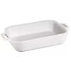Prostokątny półmisek ceramiczny STAUB 40511-151-0 - biały 4.5 ltr