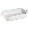 Prostokątny półmisek ceramiczny STAUB 40511-151-0 - biały 4.5 ltr