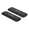 DELOCK Ext USB Typ-C Combo GehĂ¤use M.2 NVMe PCIe SATA SSD wf