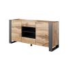 Komoda WOOD 164/44/80 dąb wotan + antracyt