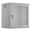 Szafa instalacyjna RACK wisząca 19" 12U 600X450 szara drzwi perforowane Lanberg (flat pack)