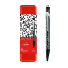 Caran d’Ache Długopis szwajcarski 849 Keith Haring, kolor czarny w metalowym pudełku