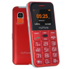 myPhone Halo Easy 4,32 cm (1.7") 70 g Szary, Czerwony Telefon dla początkujących