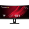 Viewsonic VG3456C monitor komputerowy 86,4 cm (34") 3440 x 1440 px UltraWide Quad HD LED Czarny